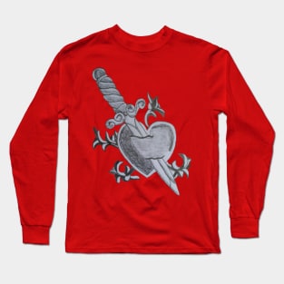 The broke heart dagger Long Sleeve T-Shirt